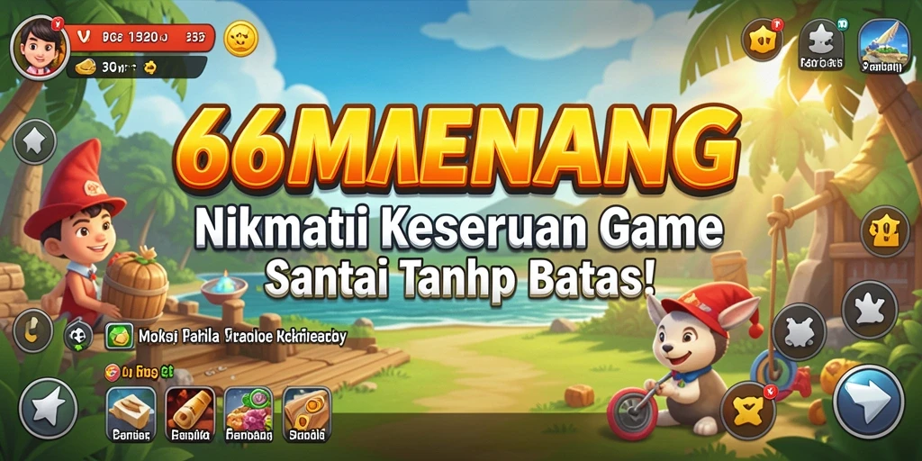 Tampilan gameplay menyenangkan dalam 66MENANG yang membuat Anda ketagihan.