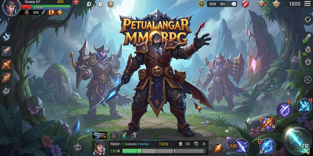 Gameplay seru dan menantang dalam 8ID MMORPG.