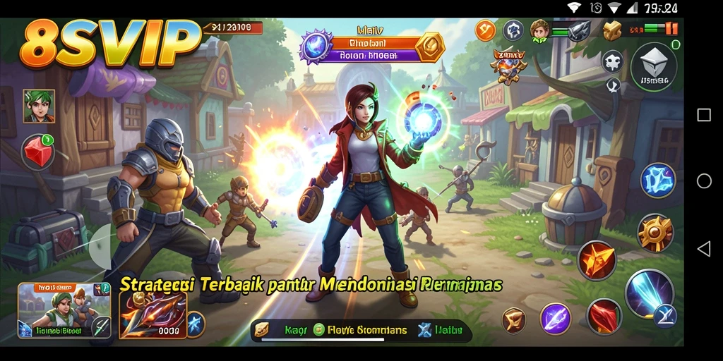 Screenshot dari gameplay strategis di 8SVIP.