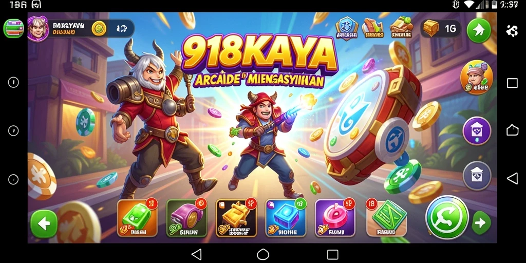 Tampilan gameplay seru dari 918KAYA yang penuh tantangan.