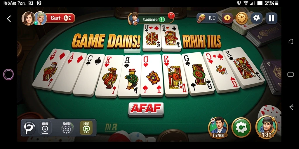 Screenshot utama <strong>AFAF</strong> menampilkan gameplay seru permainan Domino.