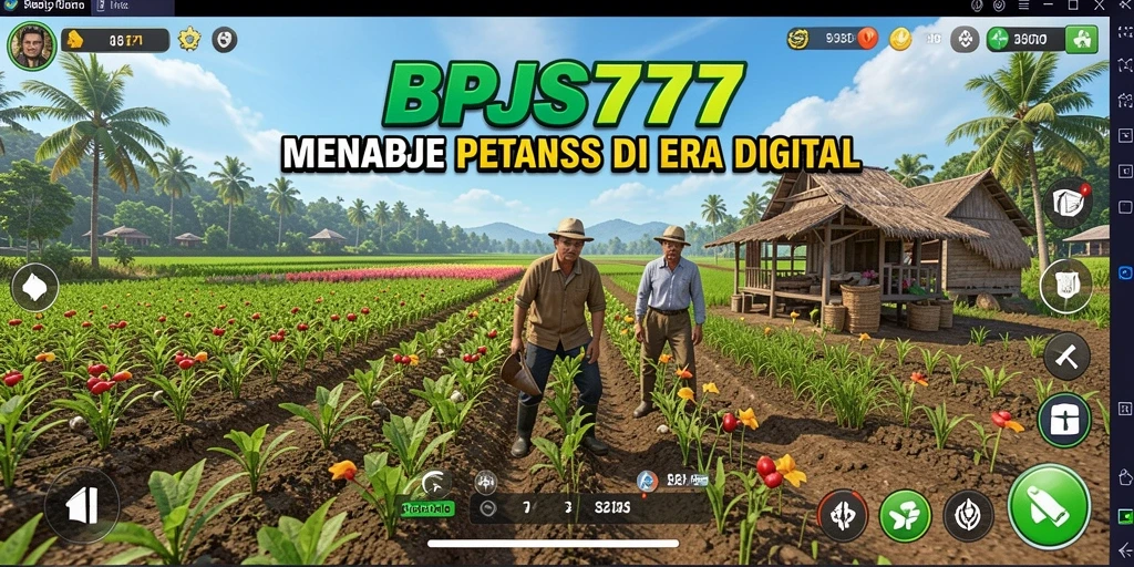 Tangkapan layar dari gameplay <strong>BPJS777</strong> yang menunjukkan keseruan bertani.