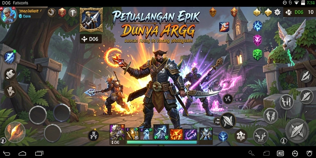 Gameplay seru dengan pertarungan yang dinamis dalam D06.