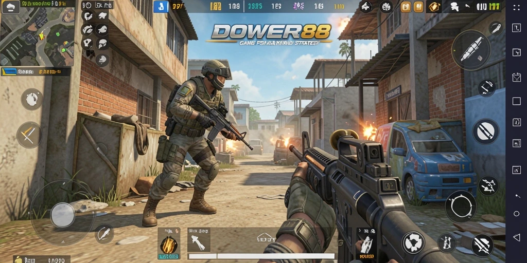 Tampilan mendebarkan dari pertempuran intens di DOWER88.