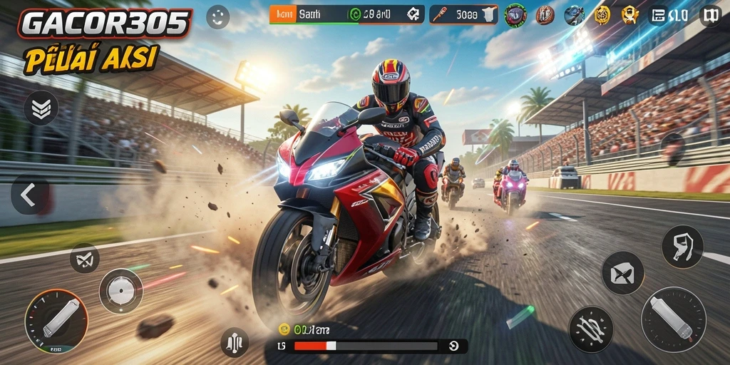 Gameplay GACOR305 yang penuh adrenalin dan kecepatan.