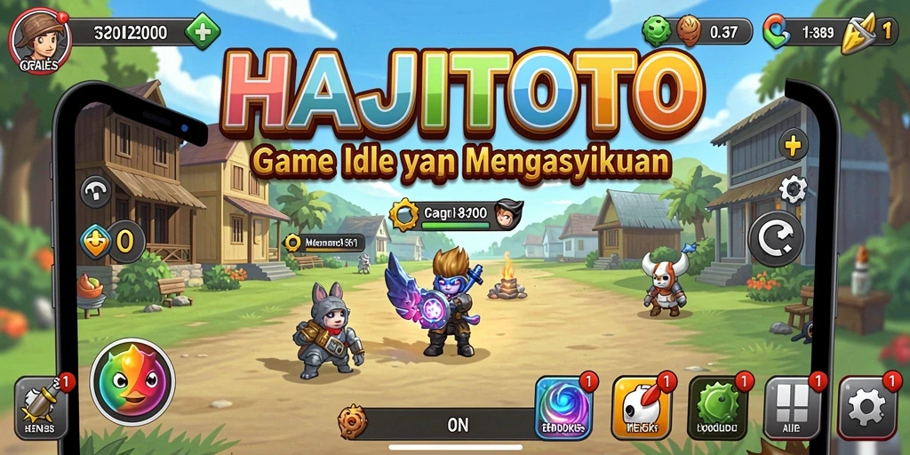 Tampilan gameplay HAJITOTO yang menarik saat bermain Idle.