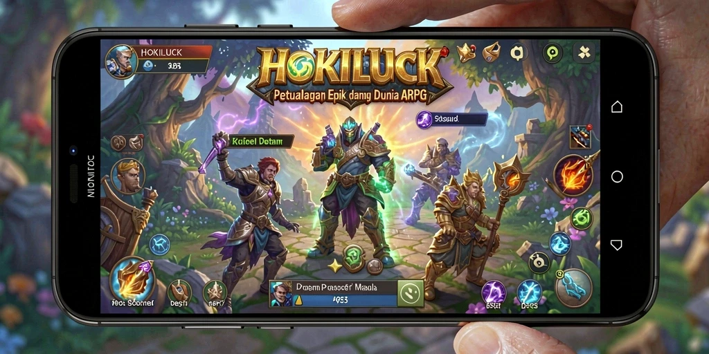 Tampilan gameplay HOKILUCK yang menggugah semangat petualangan.