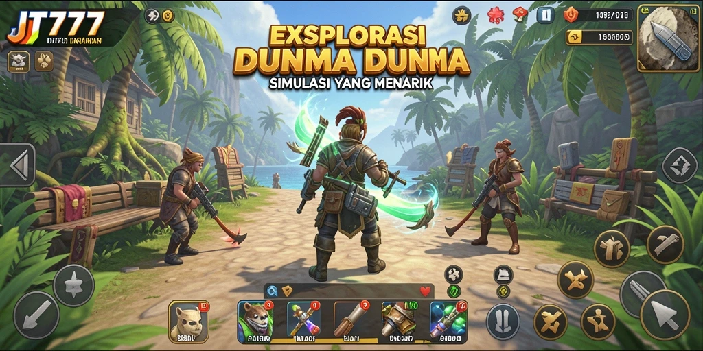 Screenshot JT777 menampilkan gameplay simulasi yang memukau dan interaktif.