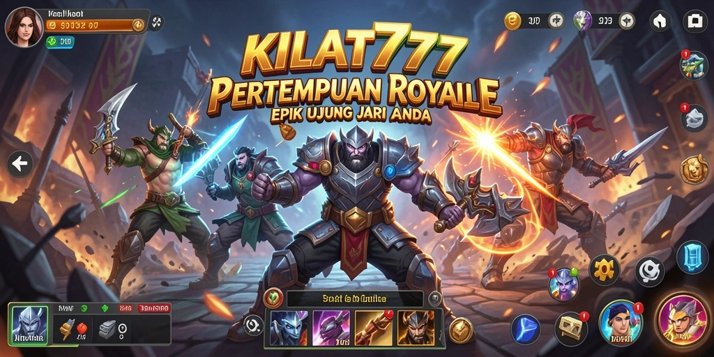 Tampilan menegangkan dari pertempuran di KILAT777.