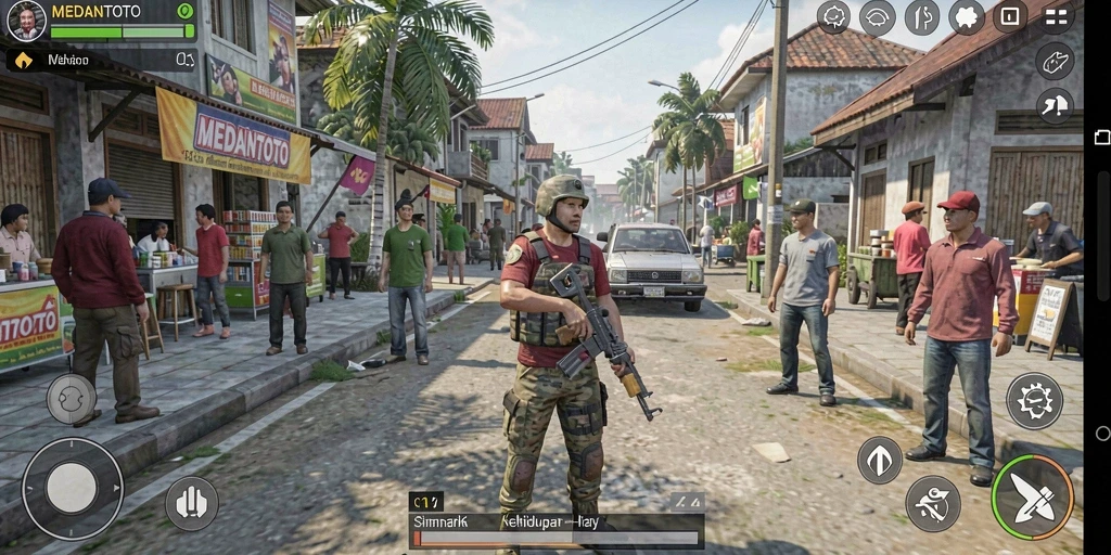 Tampilan gameplay seru dari <strong>MEDANTOTO</strong> dalam simulasi kehidupan sehari-hari.