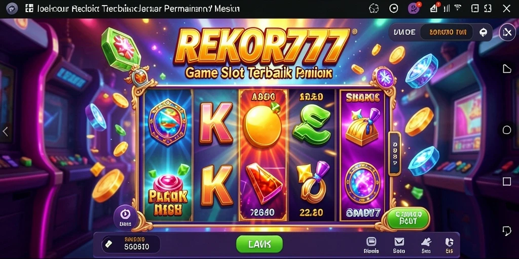 Tampilan gameplay menarik dari REKOR777 dengan berbagai tema Slot.
