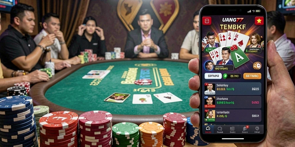 Tampilan gameplay UANG77 yang menegangkan dan menarik.
