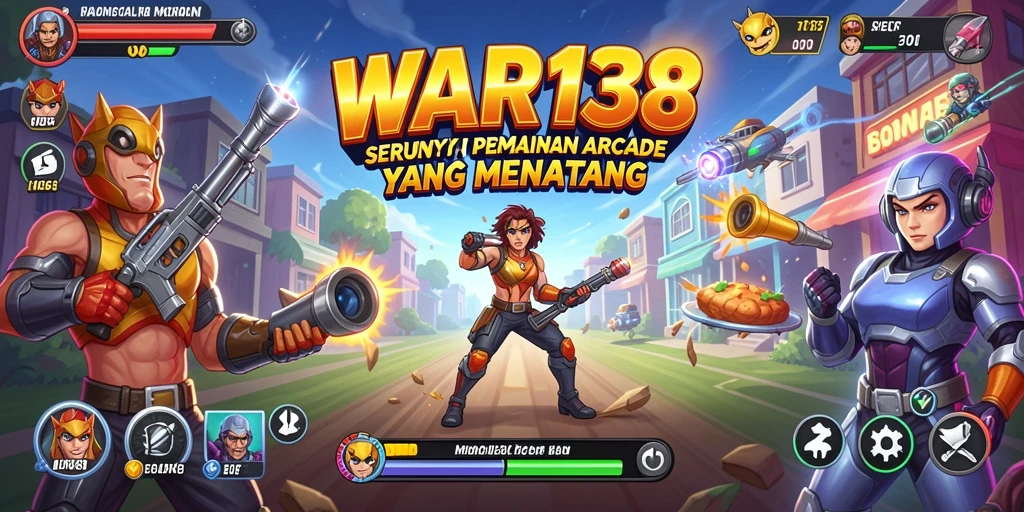 Screenshot menunjukkan gameplay seru dan menantang di WAR138.